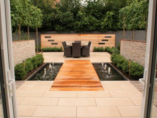 Water Feature Garden Design – Northwich, Cheshire