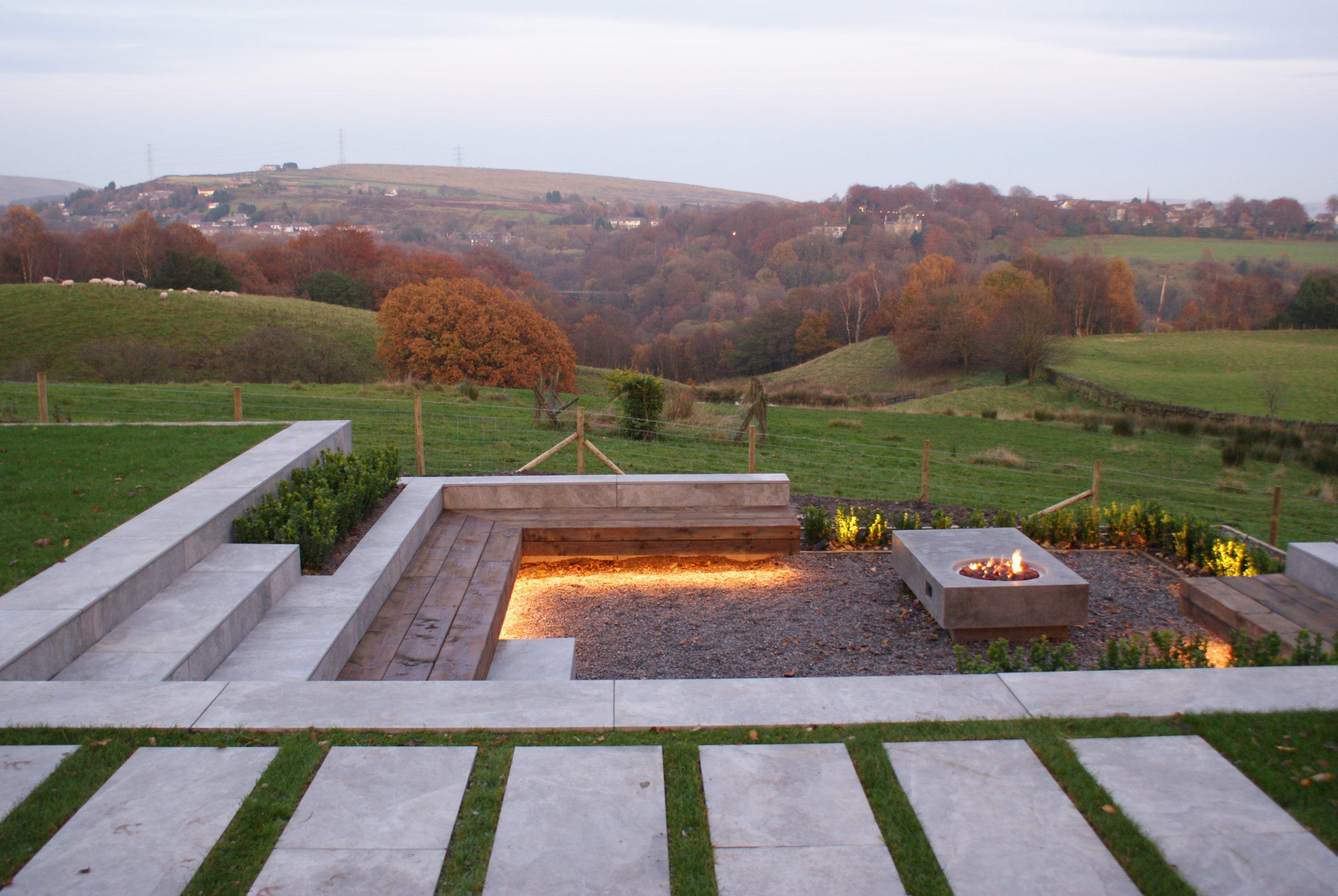 An outdoor ‘room’ with a view – Rochdale, Lancashire